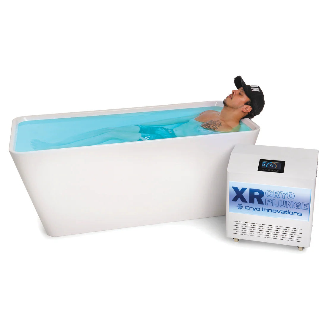 XR Cryo Plunge — Acrylic Tub with 2025 Chiller/Heater (Extra Long)