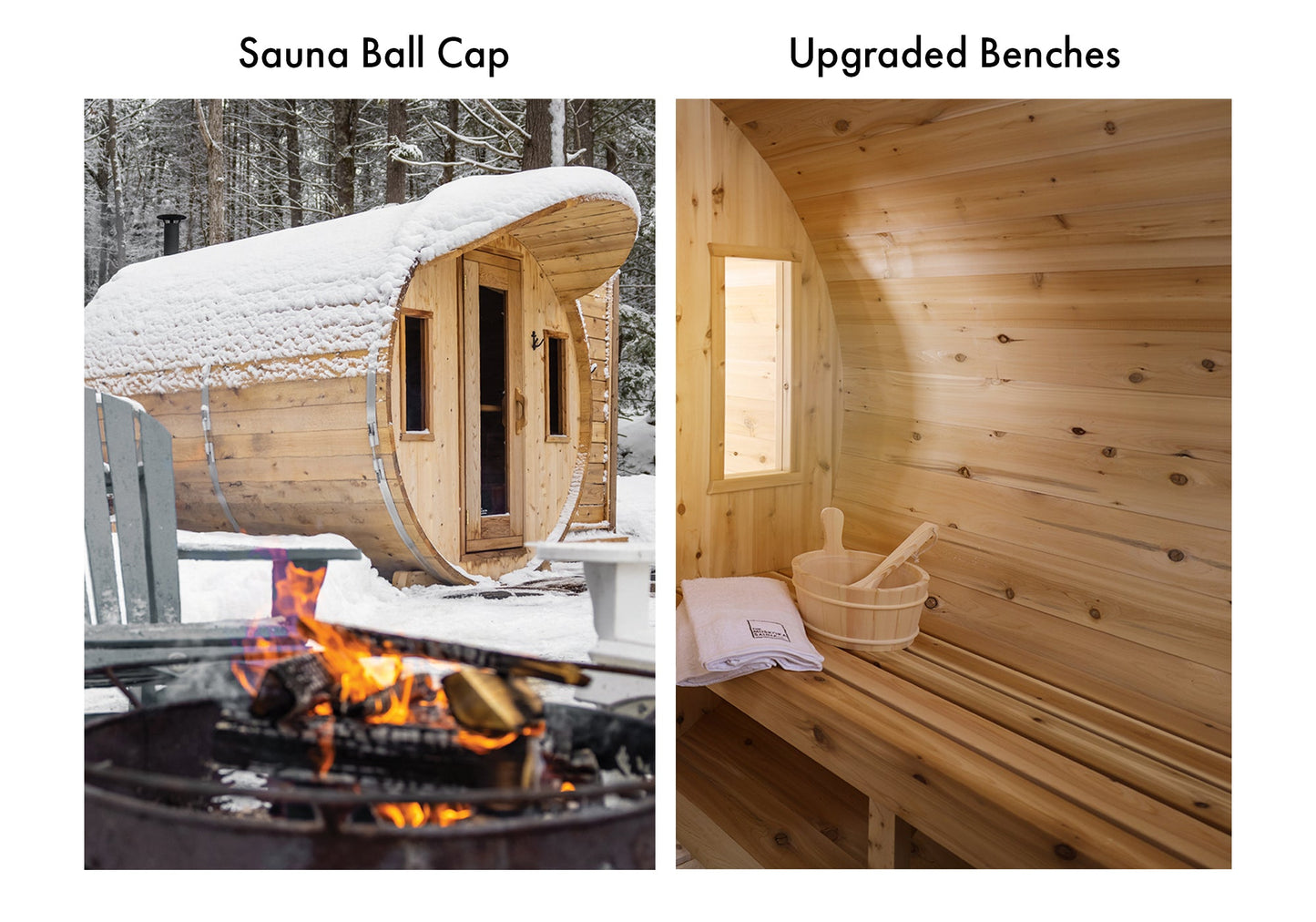 Classic 7'x 8' Barrel Sauna