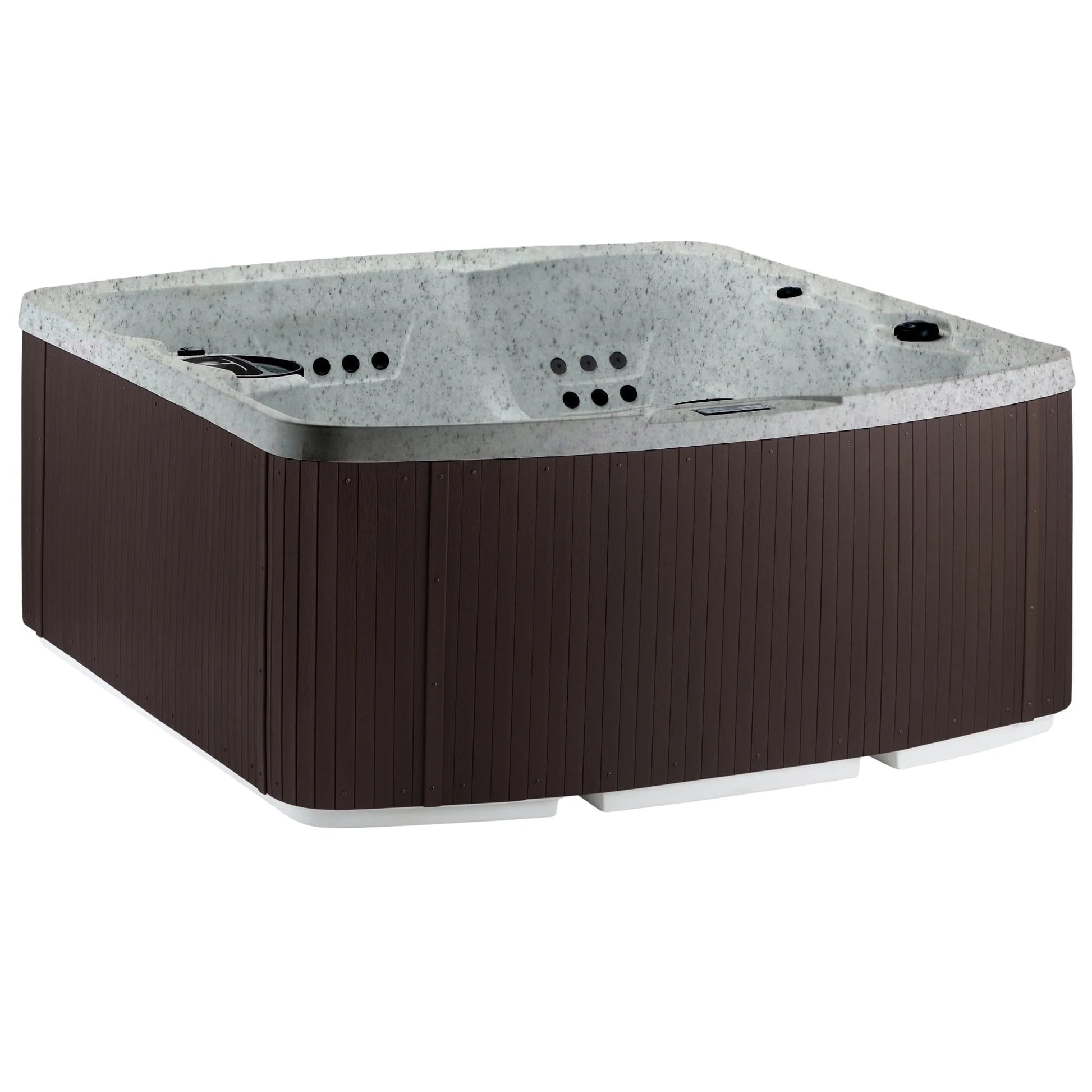 Leganza 6-Person, 230V, Hot Tub Spa W/90 Jets, Locking Tub Cover, Sea Salt/Espresso