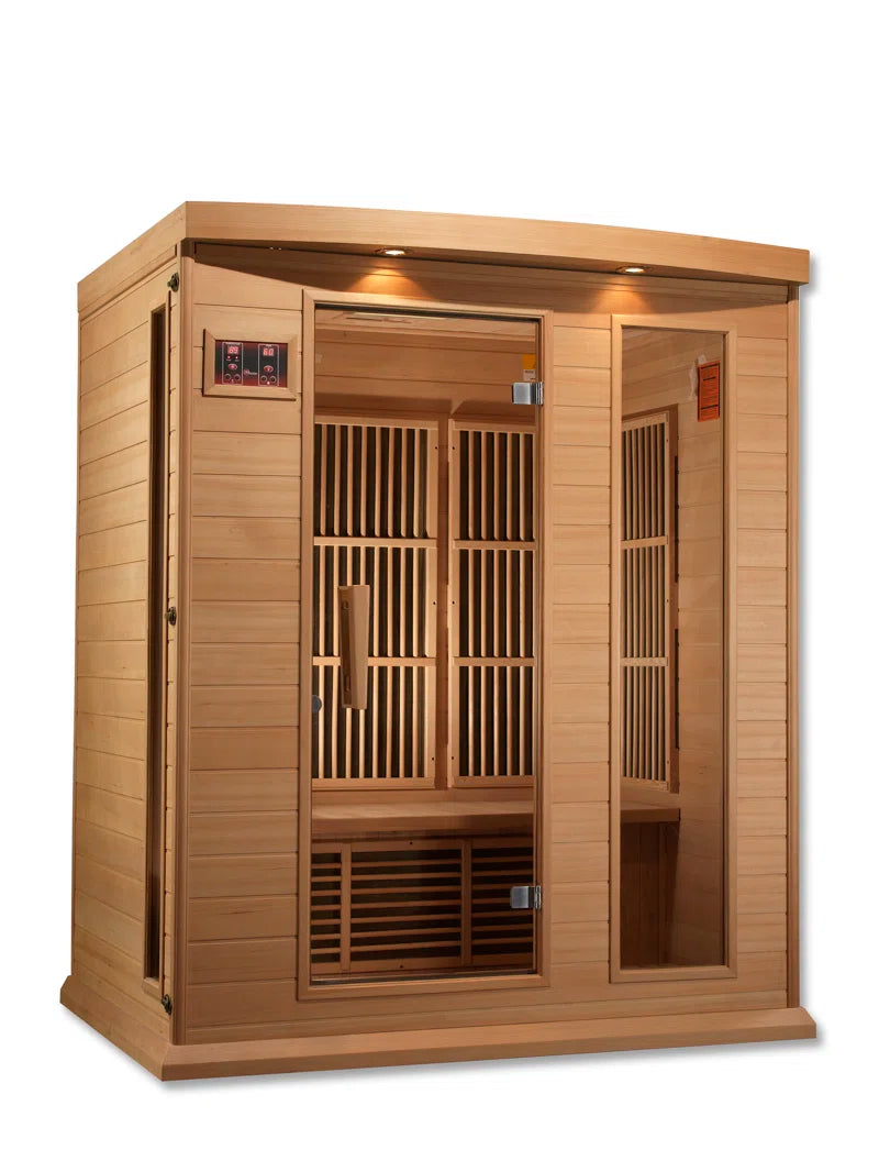 3 - Person FAR Infrared Sauna in Hemlock