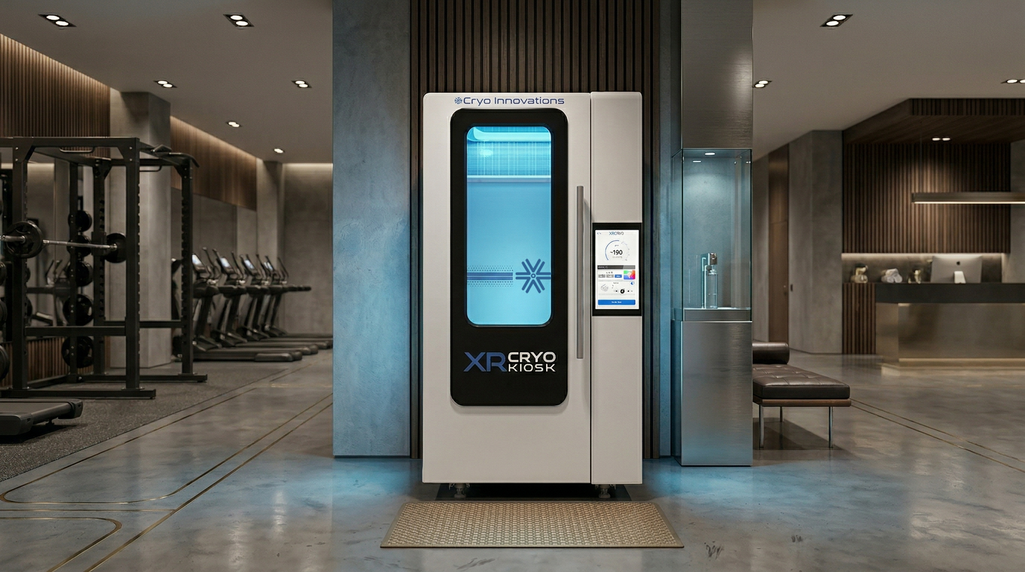 XR Cryo Kiosk Electric app interface