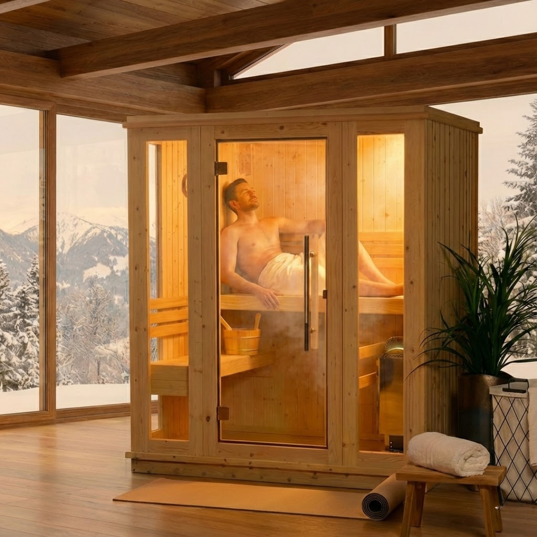 Almost Heaven 2-3 Person Auburn Indoor Sauna