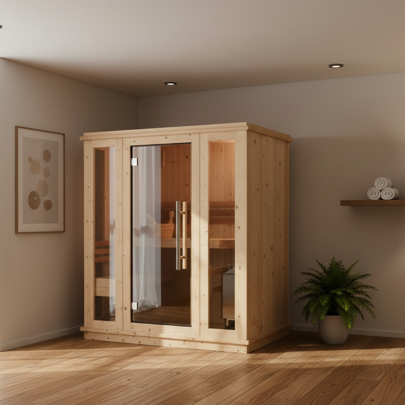 Almost Heaven 2-3 Person Auburn Indoor Sauna