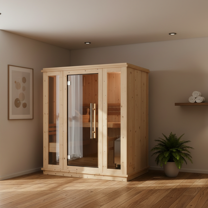 Almost Heaven 2-3 Person Auburn Indoor Sauna