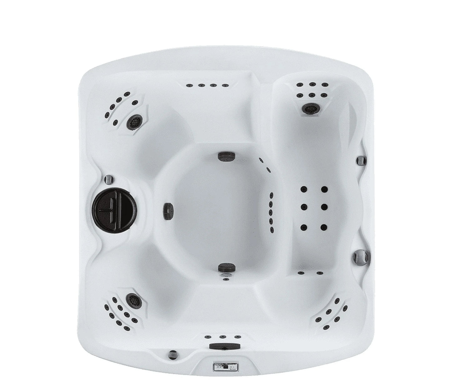 Leganza 6-Person, 230V, Hot Tub Spa W/90 Jets, Locking Tub Cover, Sea Salt/Espresso