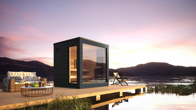 SaunaLife Model G6 Pre-Assembled Outdoor Home Sauna